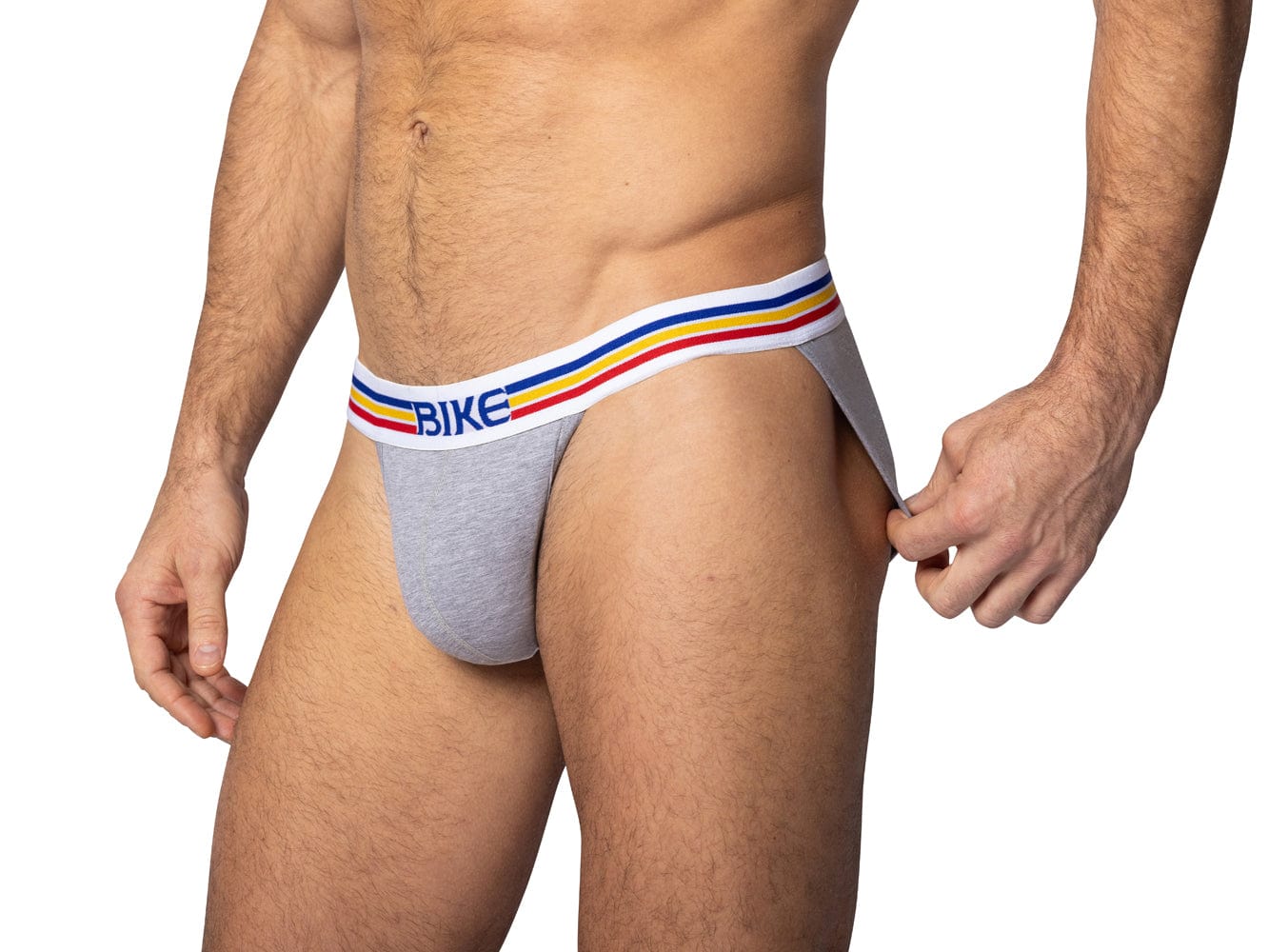Gray Bike Athletic underwear jock briefs