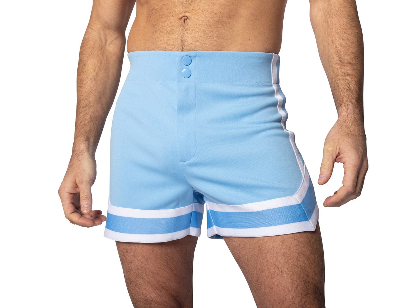 Athletic Stripe Coaches Shorts