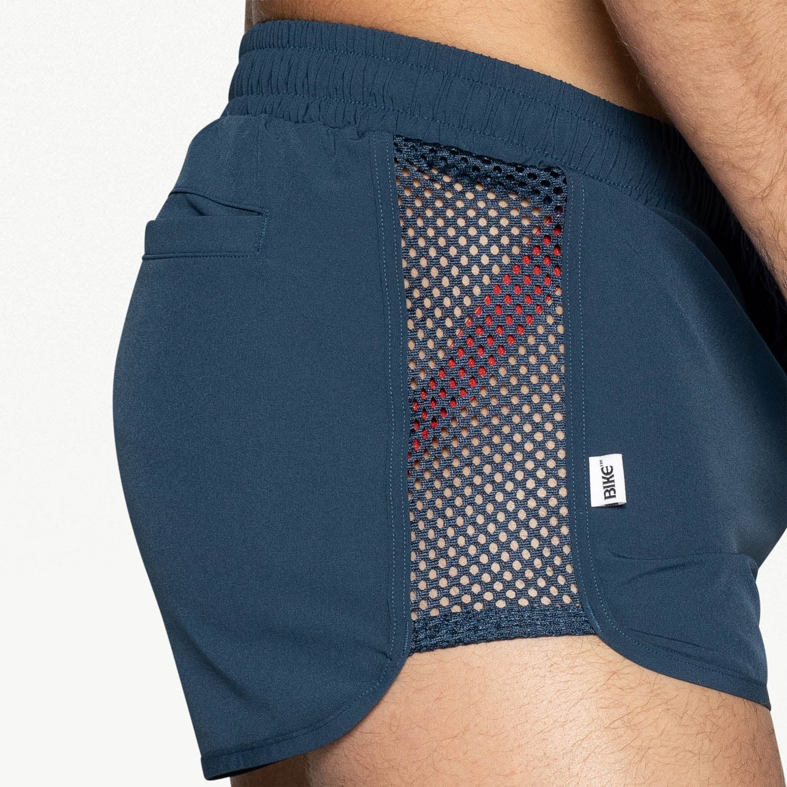Peek-a-boo Jock Swim Trunk