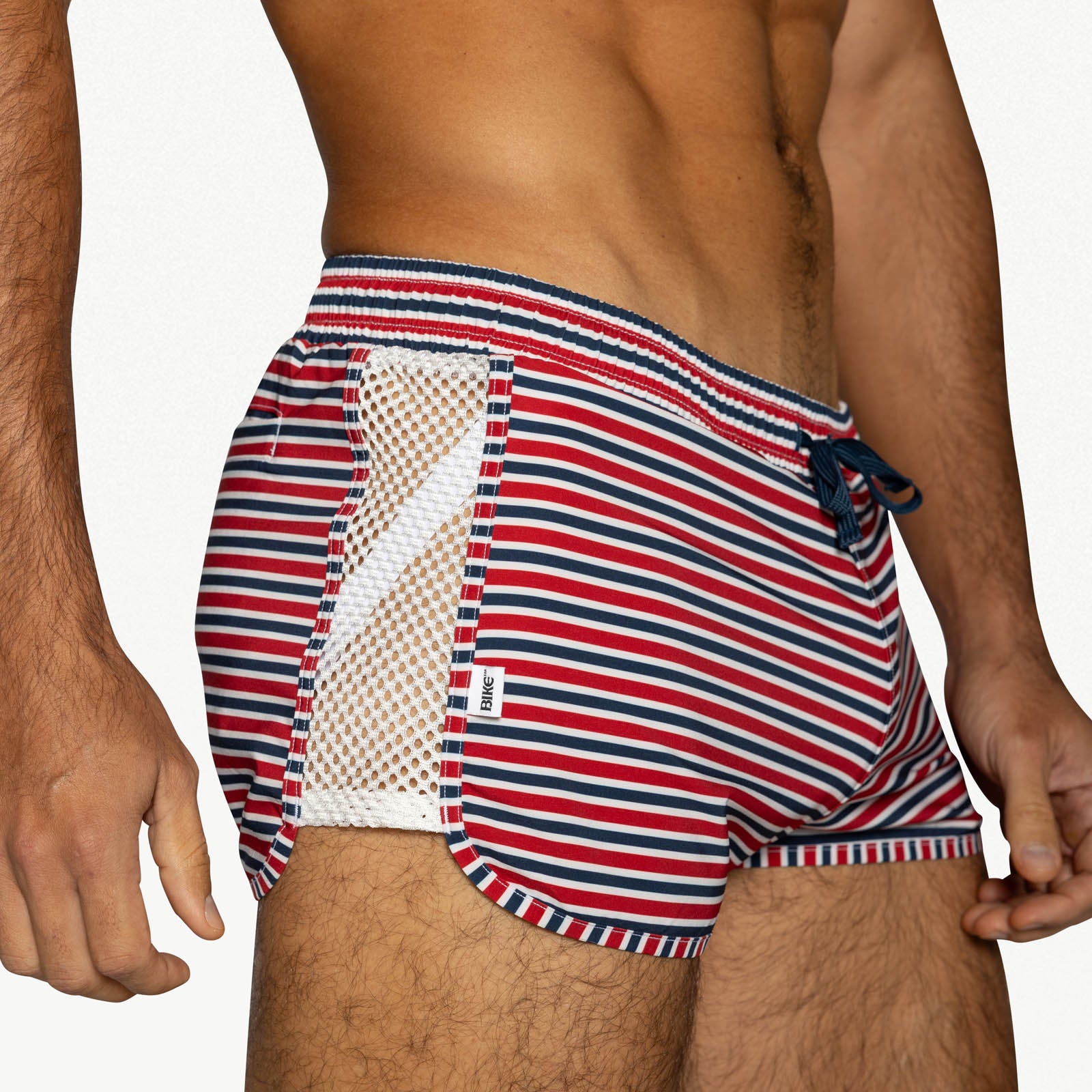Peek-a-boo Jock Swim Trunk