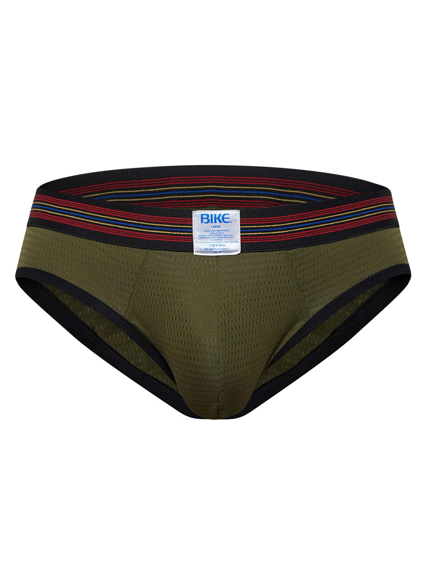 Men's Olive Mesh Brief – BIKE Athletic