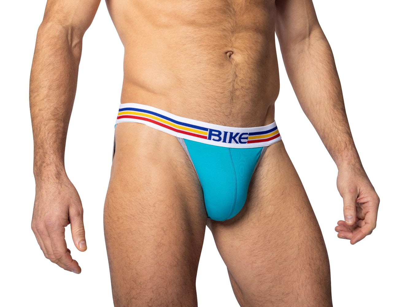 Teal blue Bike Athletic underwear jock briefs