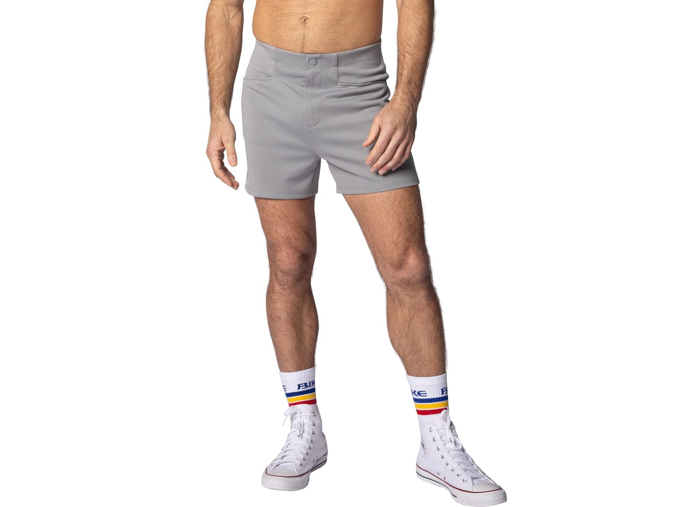 gray BIKE® coaches short