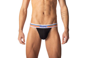 Stretch Cotton Jock Brief - Black