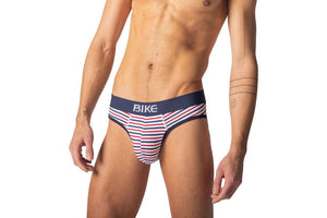 Stretch Cotton Brief - Sailor Stripe