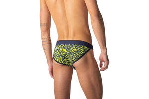 Stretch Cotton Jock Brief - Flower Party