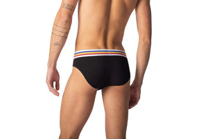 Stretch Cotton Brief - Black