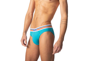 Stretch Cotton Brief - Teal