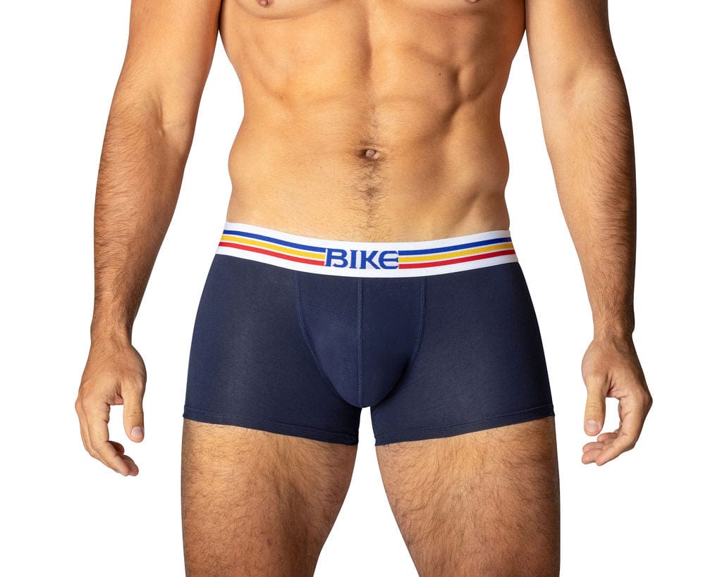 Stretch Cotton Trunk Underwear - Navy