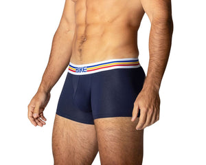 Stretch Cotton Trunk Underwear - Navy