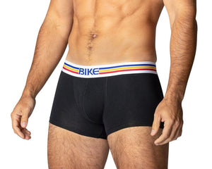 Stretch Cotton Trunk Underwear - Black
