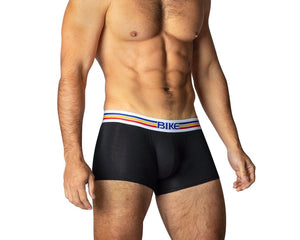 Stretch Cotton Trunk Underwear - Black