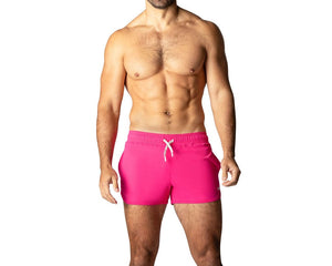 Track Short - Hot Pink