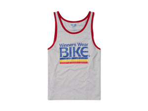 gray BIKE® logo tank top