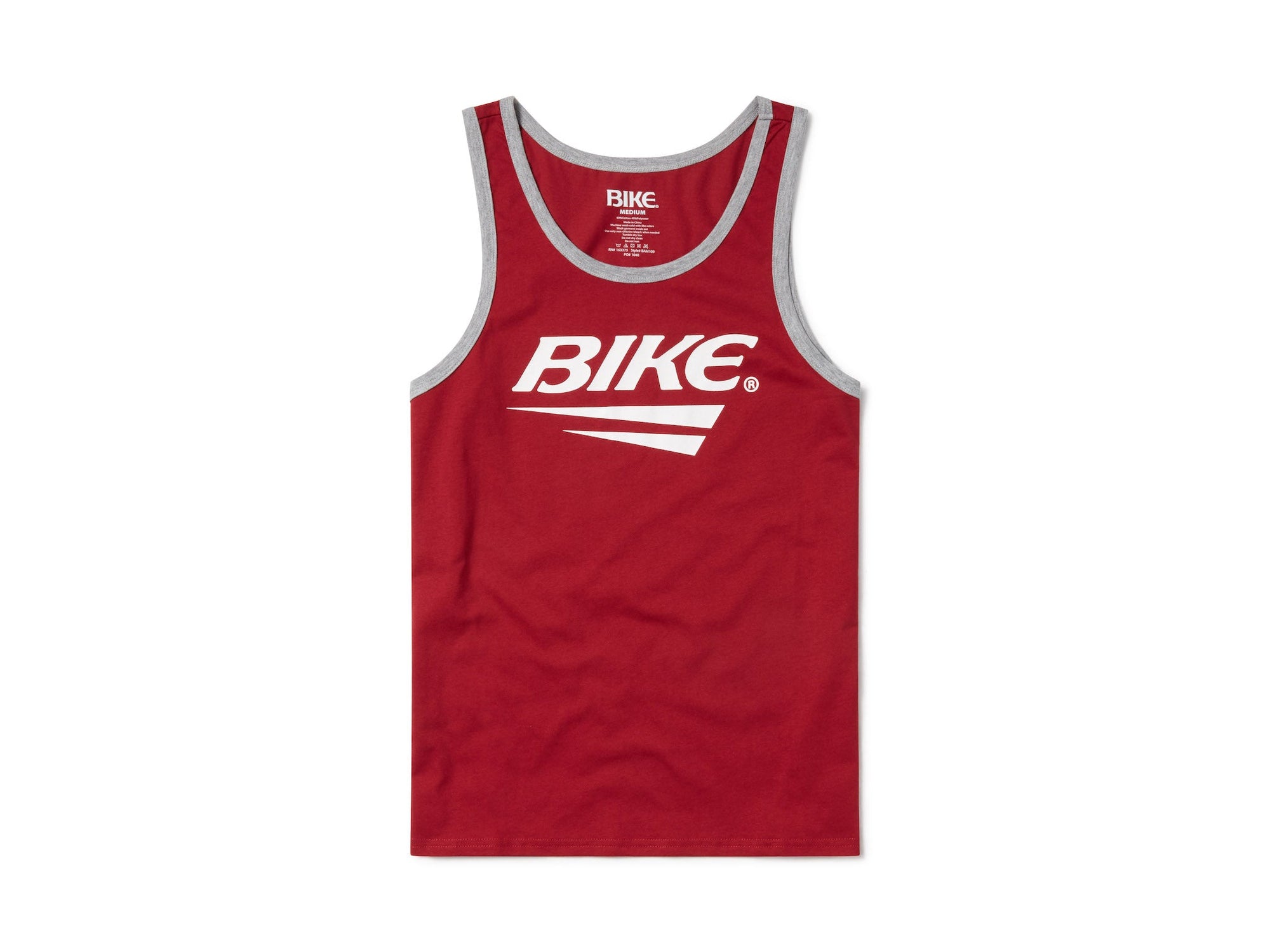 red BIKE® logo tank top