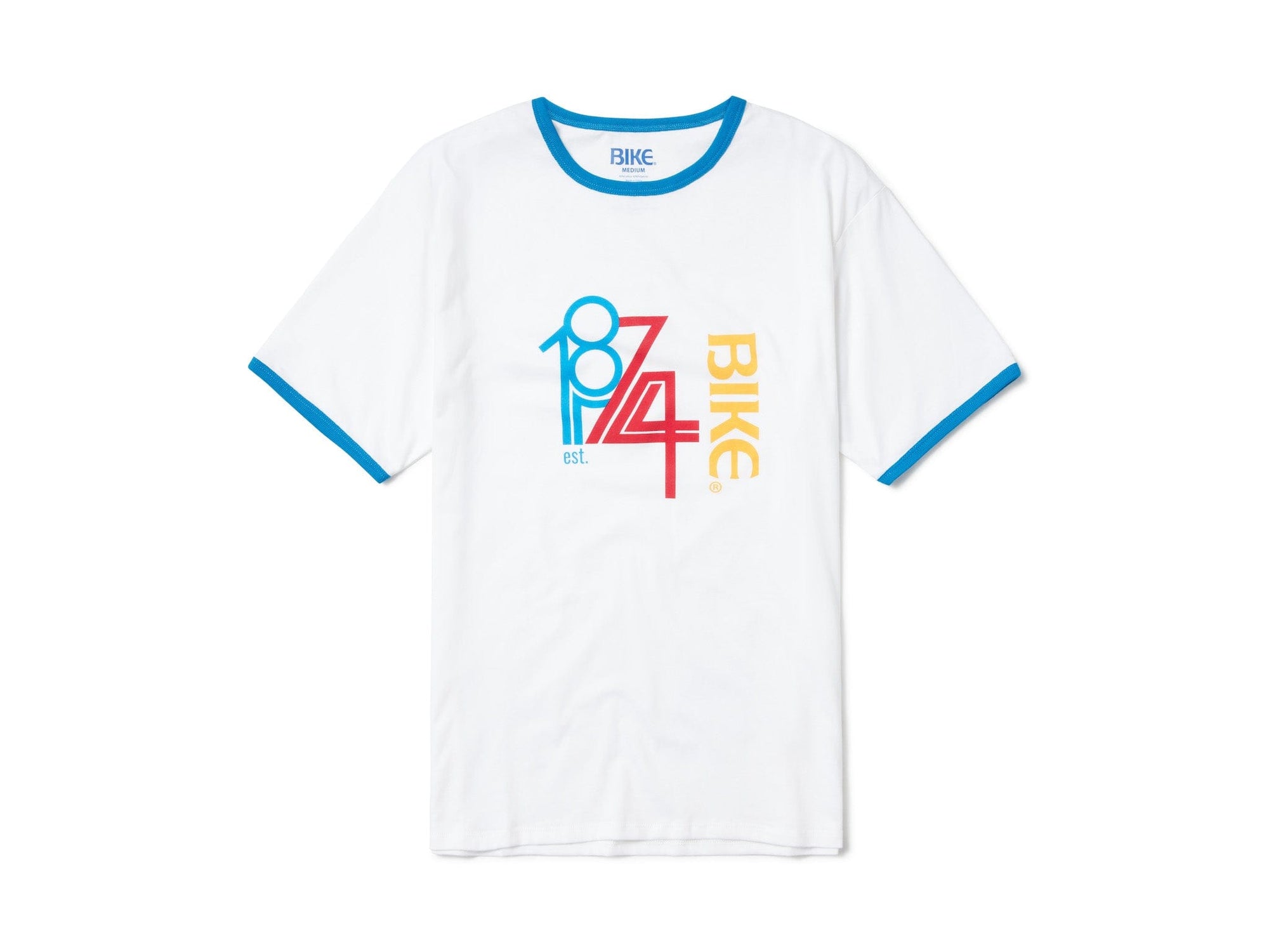 white BIKE® tshirt