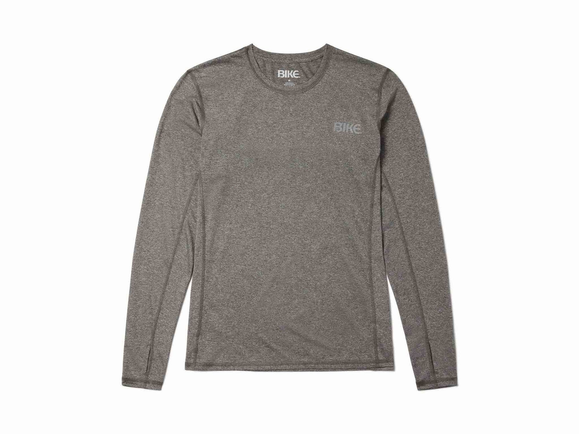  Gray BIKE® long sleeve tshirt