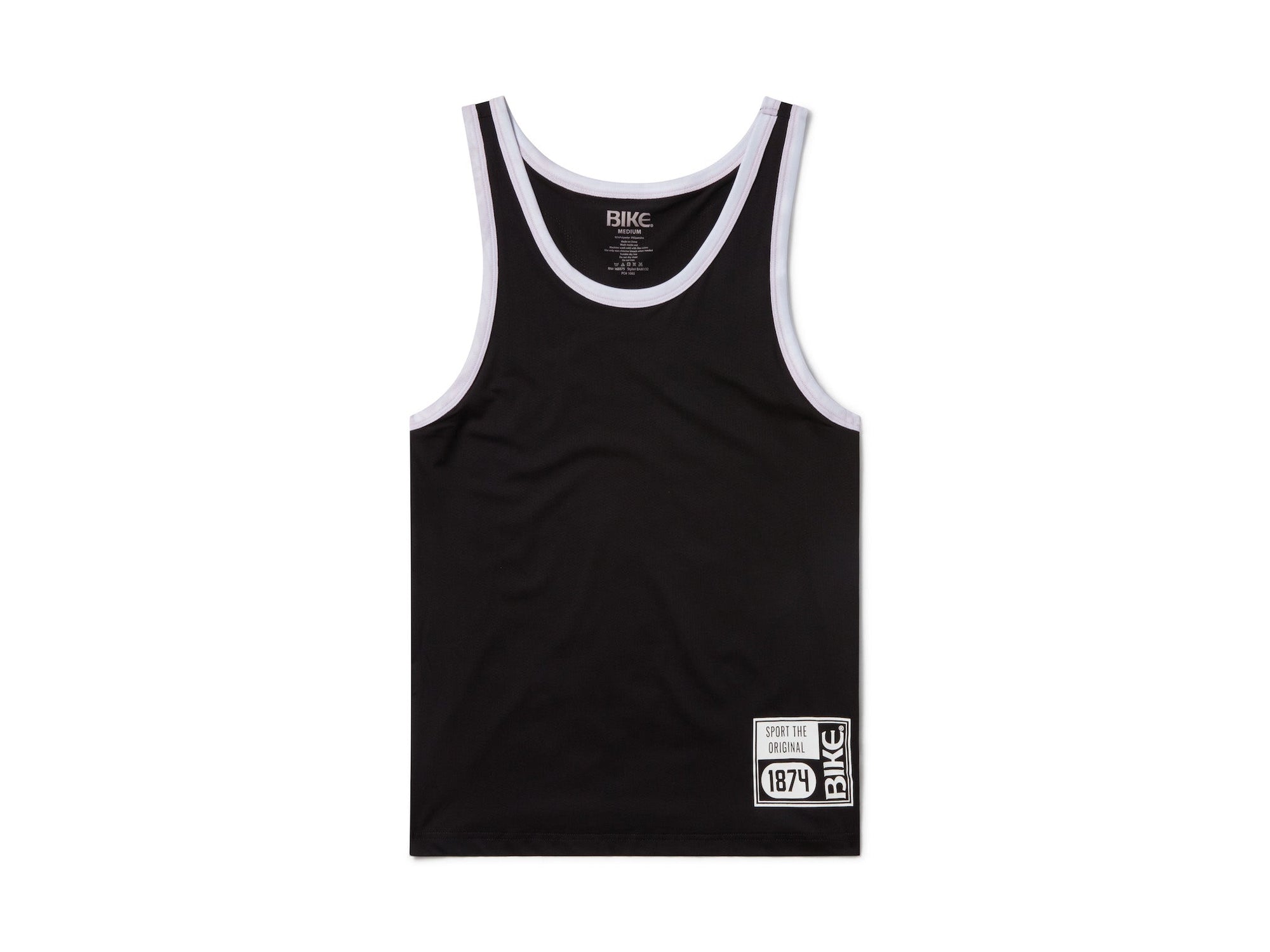black mesh BIKE® tank top
