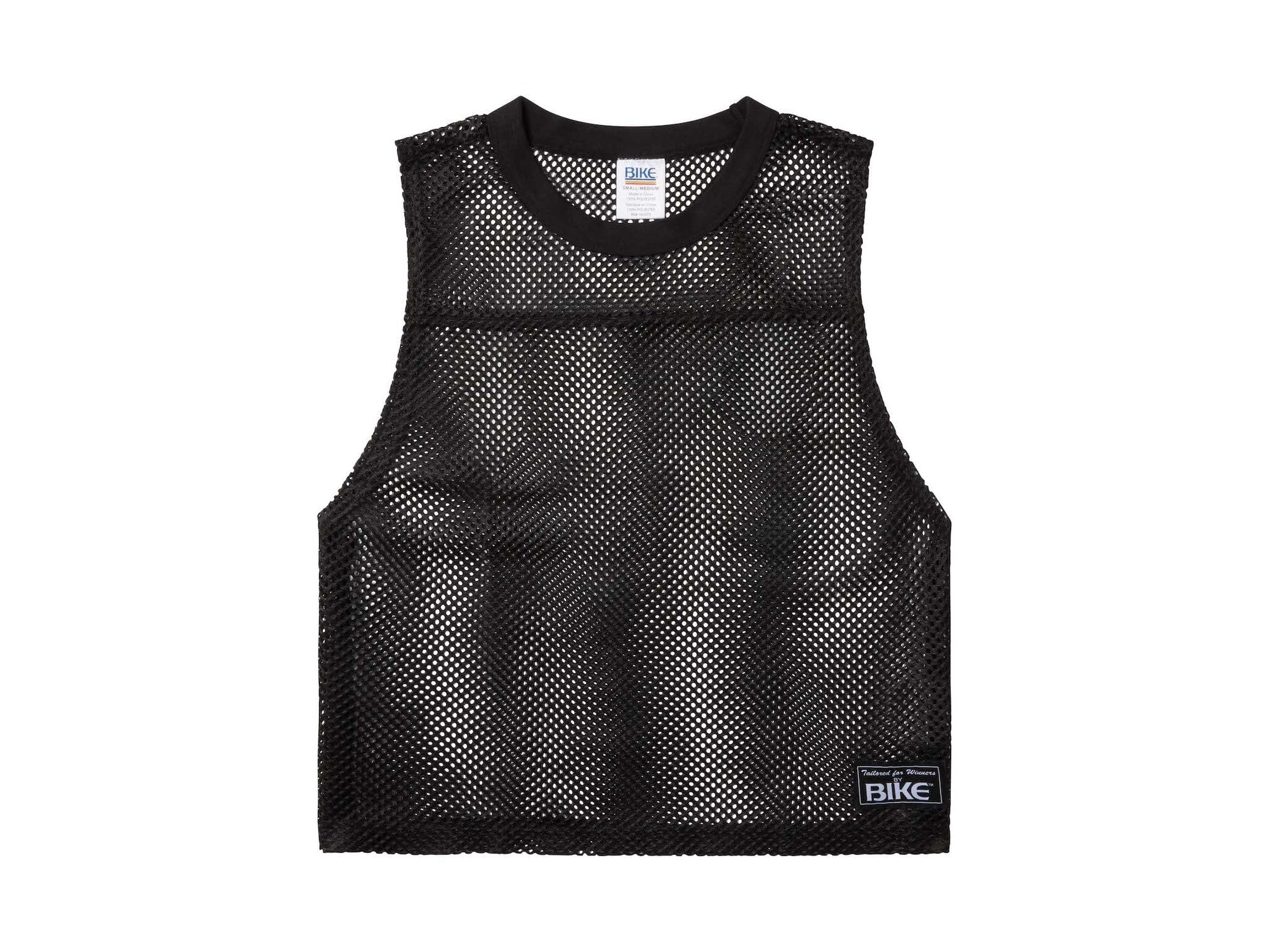 Black BIKE® sleeveless mesh shirt