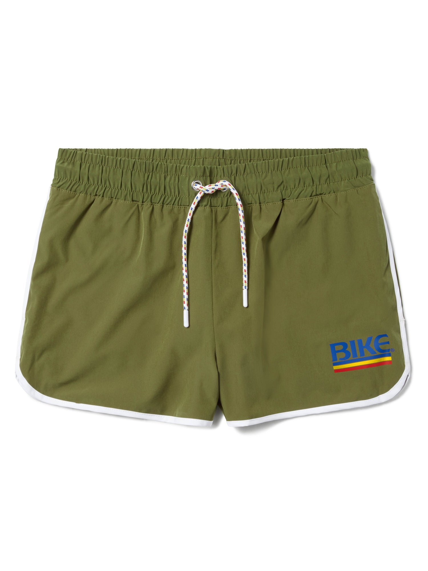 Men's Olive 4-Way Stretch Track Short – BIKE Athletic