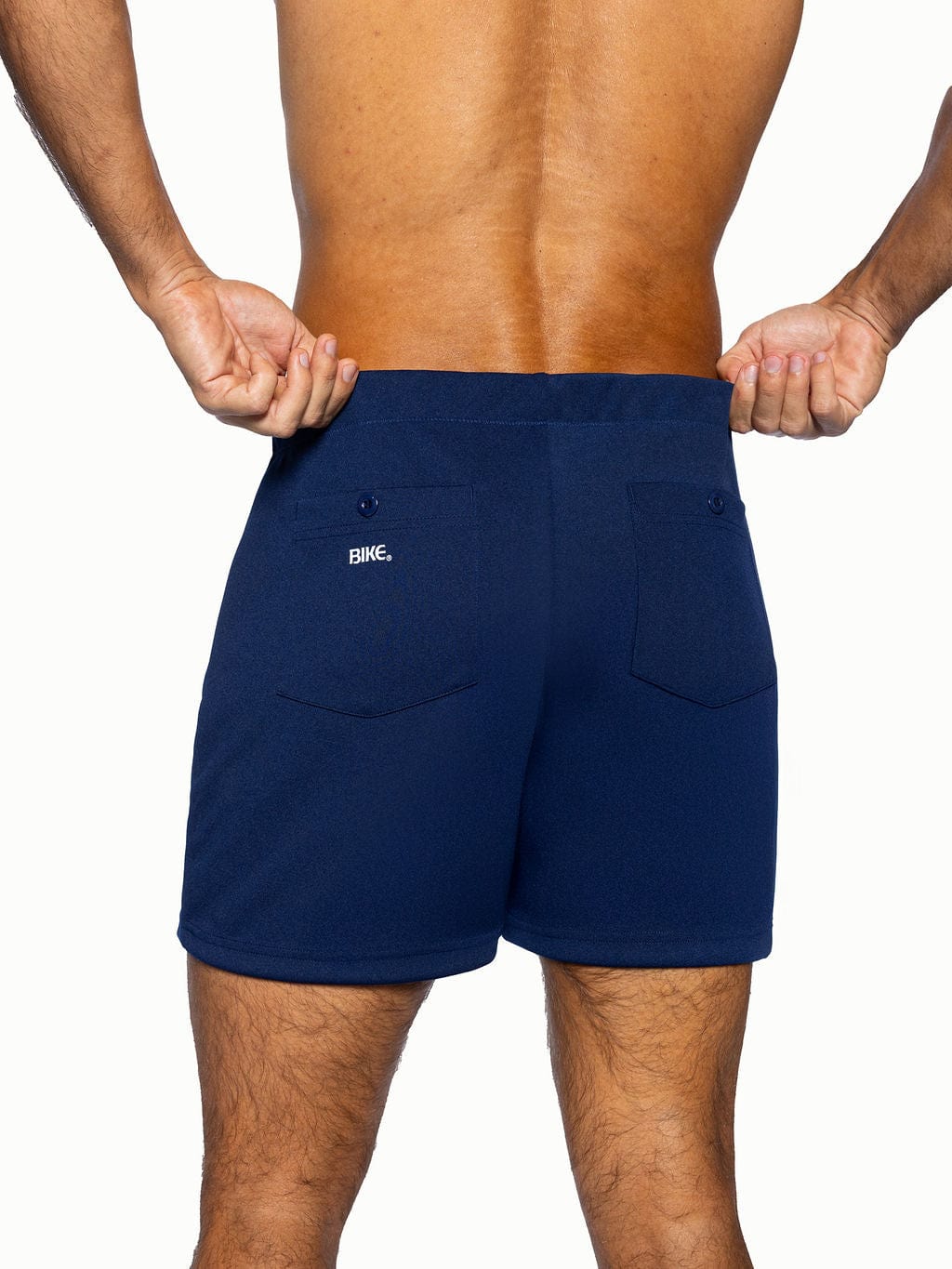 Men's Navy Coaches Shorts – BIKE Athletic