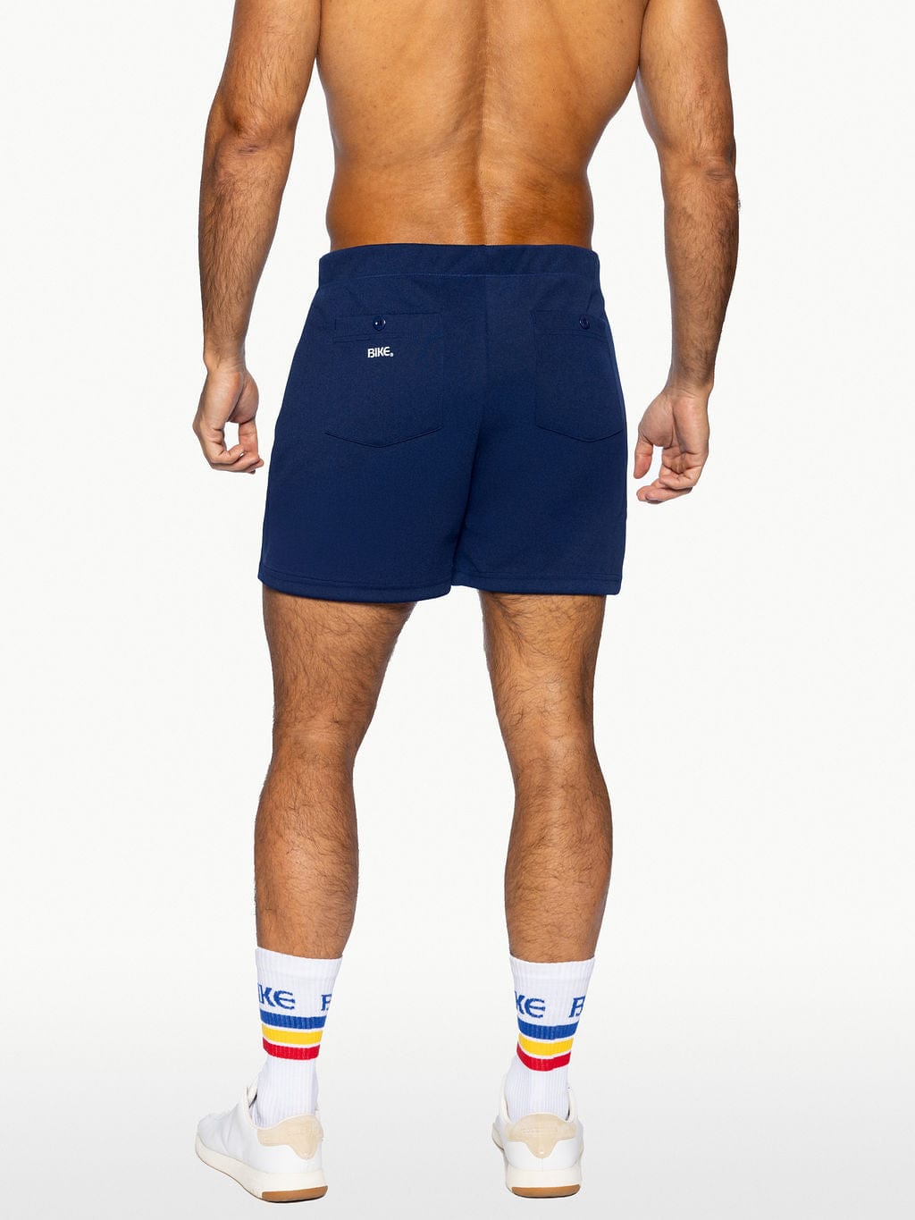 Men's Navy Coaches Shorts – BIKE Athletic