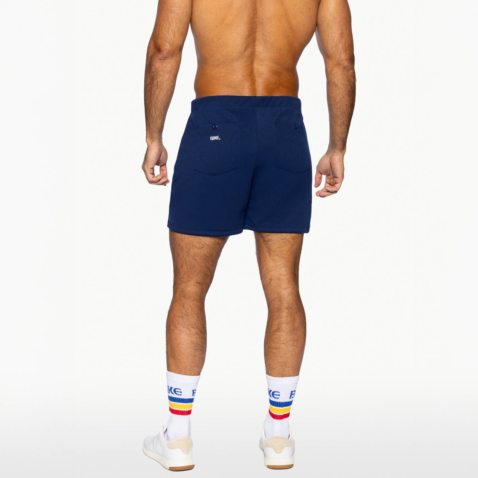 Men's Navy Coaches Shorts – BIKE Athletic