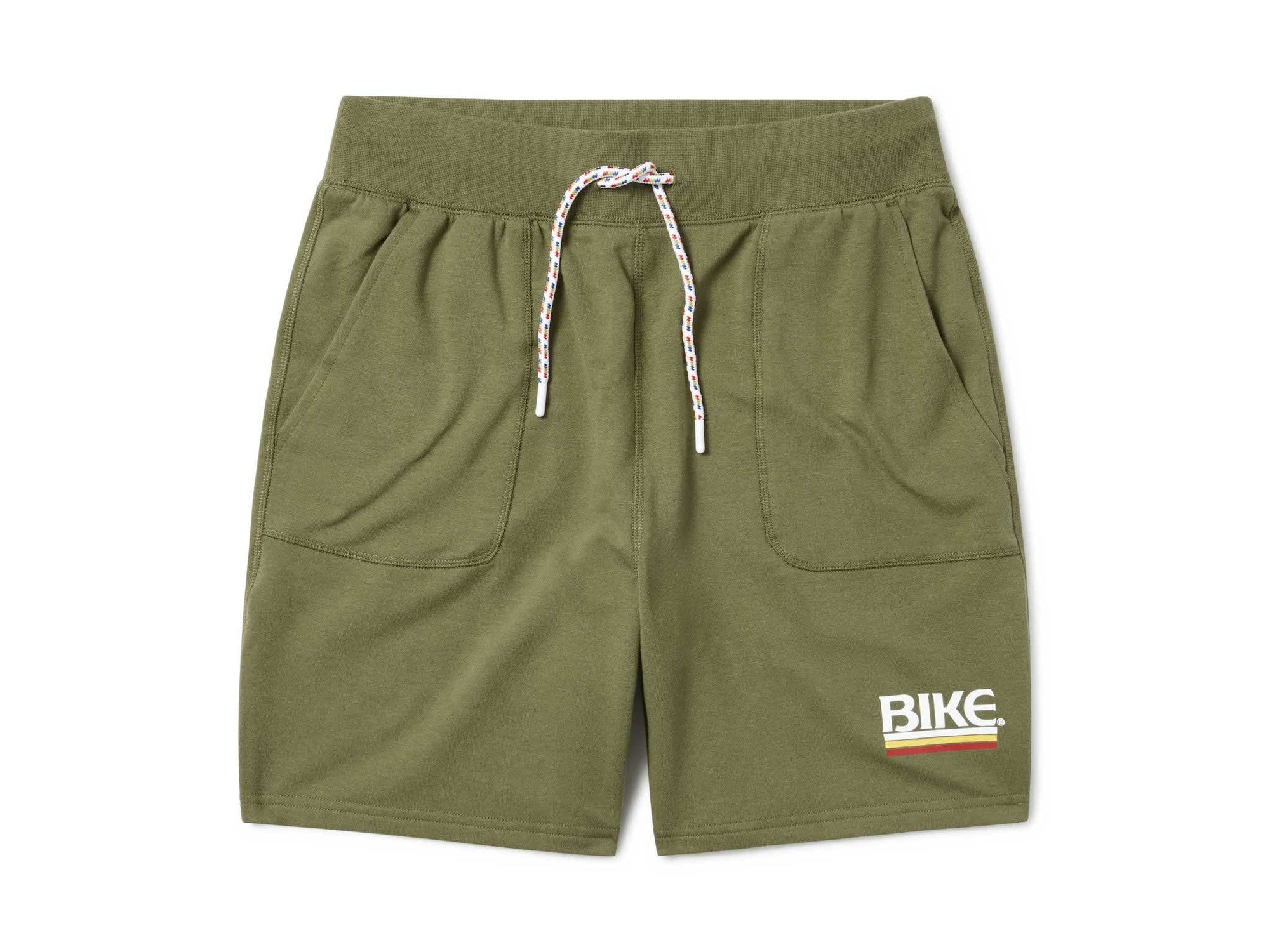olive BIKE® fleece shorts