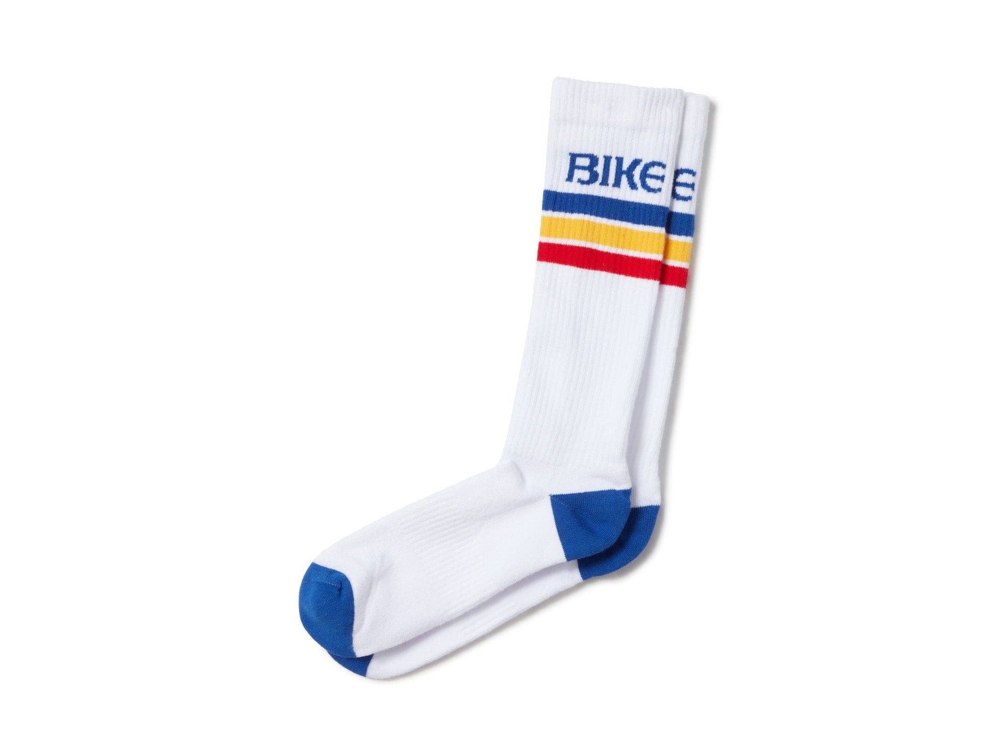 White BIKE® calf socks