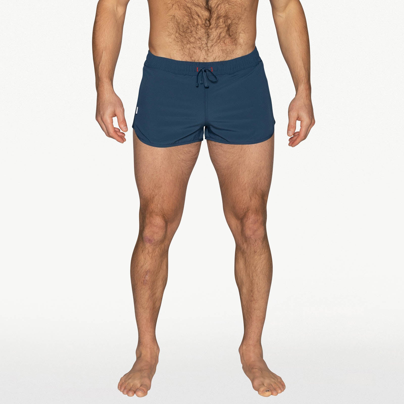 Peek-a-boo Jock Swim Trunk