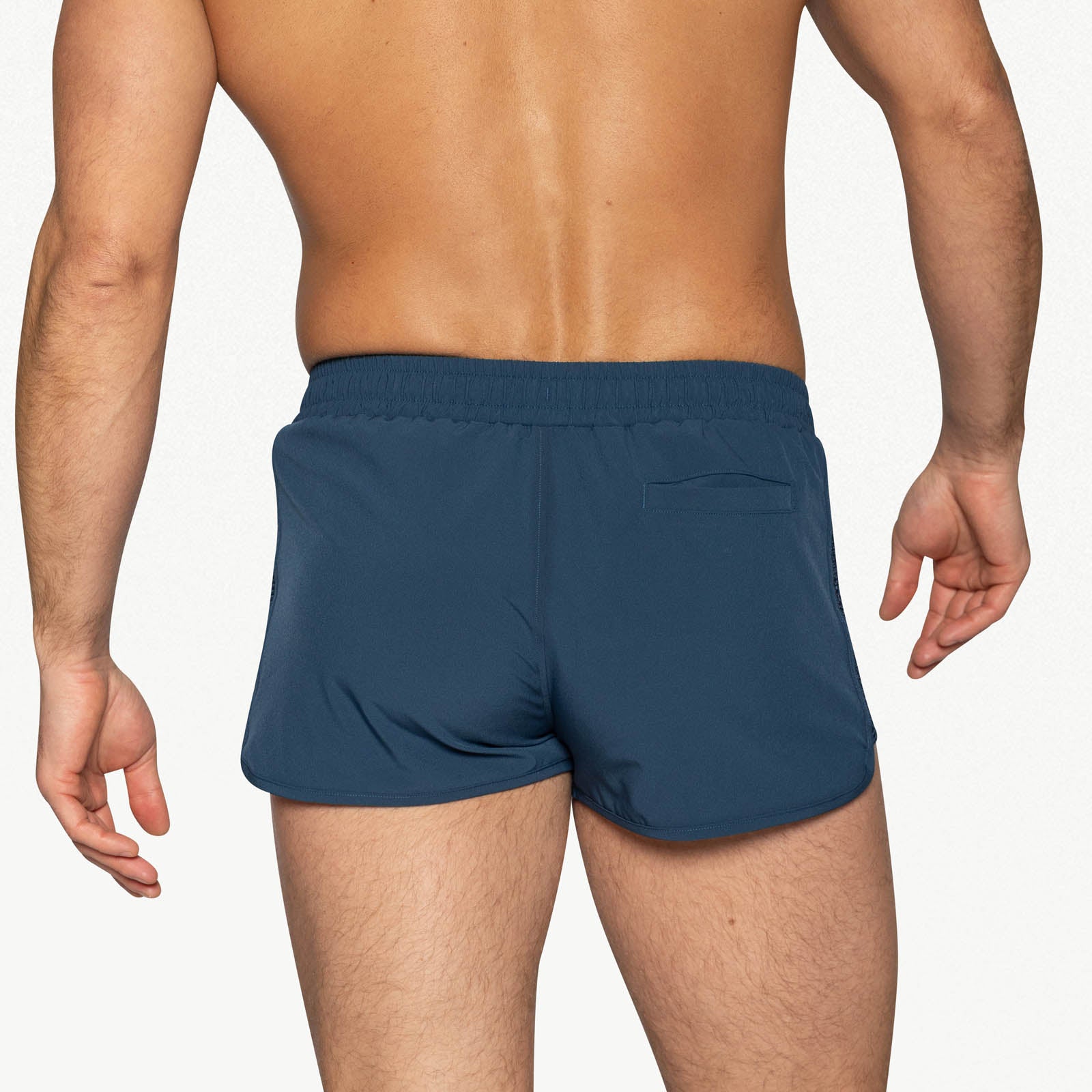 Peek-a-boo Jock Swim Trunk