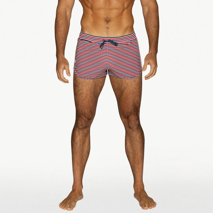 Peek-a-boo Jock Swim Trunk