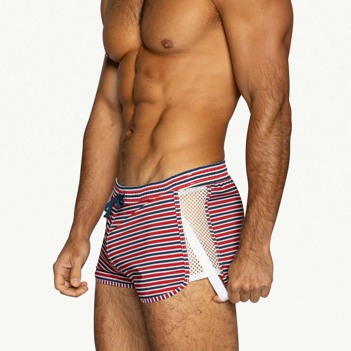 Peek-a-boo Jock Swim Trunk image