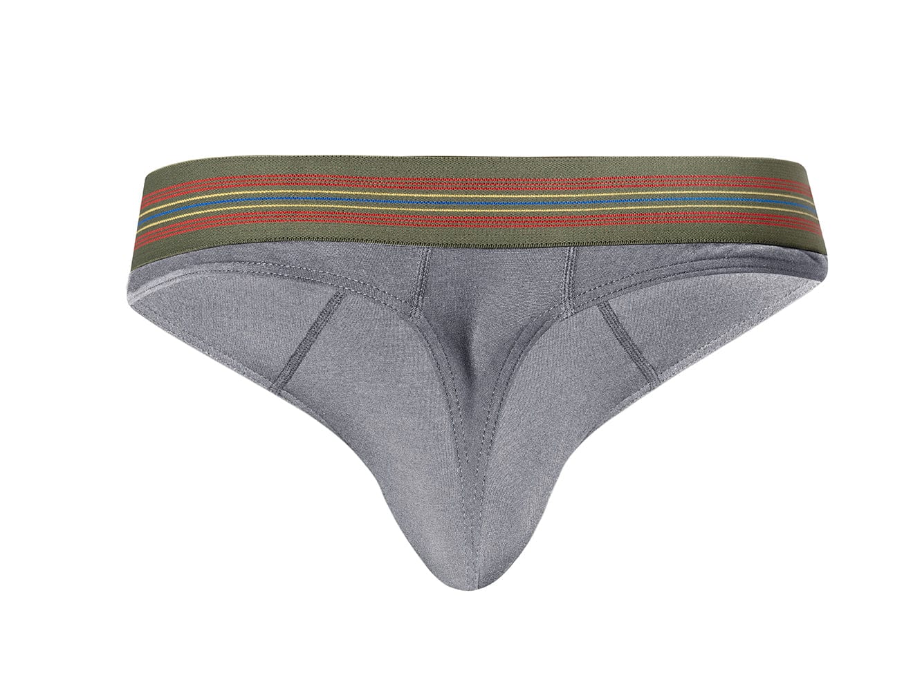 Men's Gray Active Thong Underwear - BIKE® Athletic