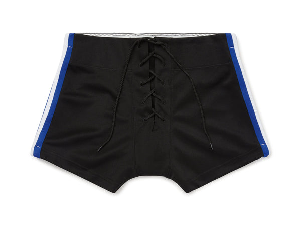 Men's lace up sales football shorts