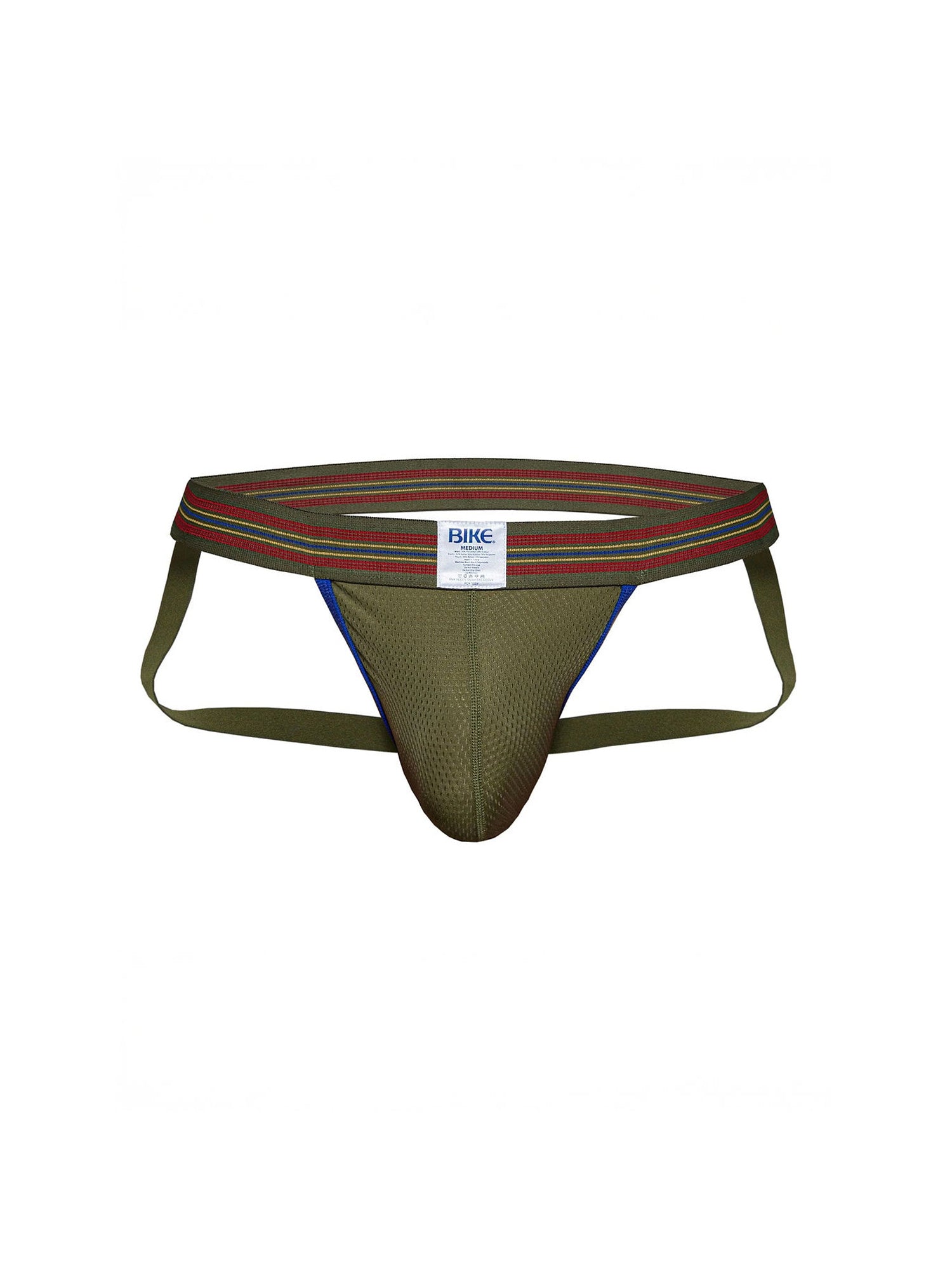 Jockstrap Uomo Con Sospensorio | Intimo Sportivo Per Fitness, Ciclismo, Calcio - Lycra Cotone - Foto 8