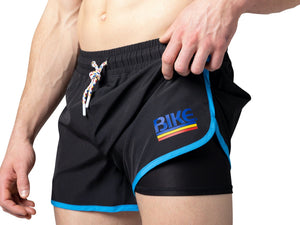 Track Short 4-Way Stretch - Black