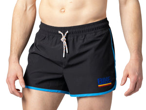 Track Short 4-Way Stretch - Black