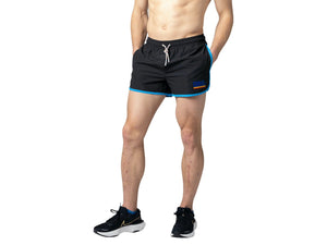 Man wearing black BIKE® track short