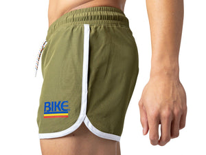 Track Short 4-Way Stretch - Olive