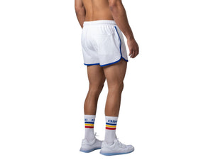 Track Short 4-Way Stretch - White