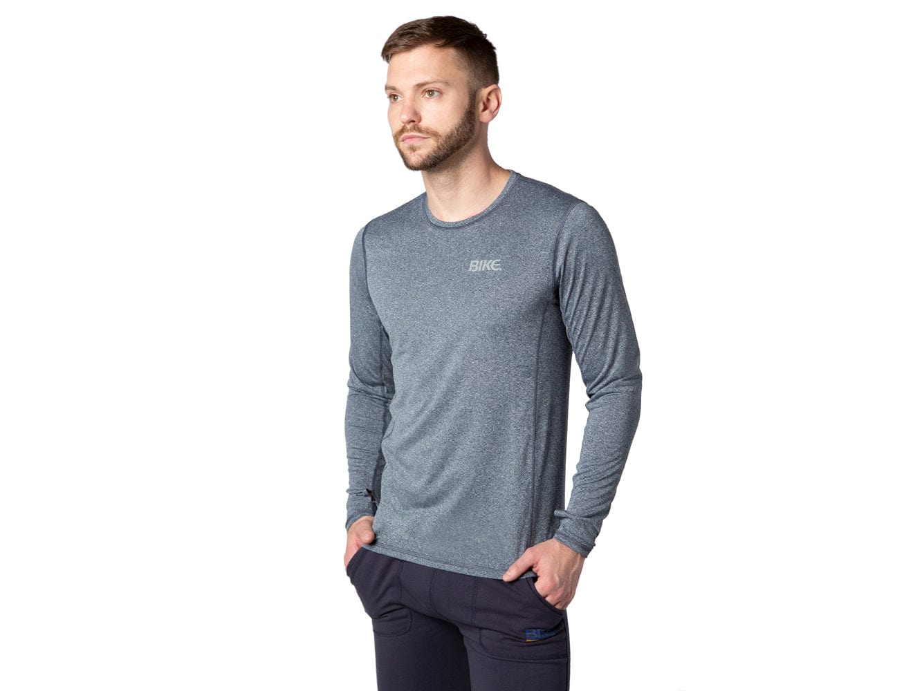 Blue BIKE® long sleeve tshirt