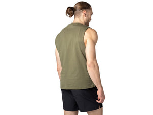 Sleeveless Logo T-Shirt - Olive