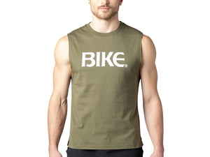 Sleeveless Logo T-Shirt - Olive