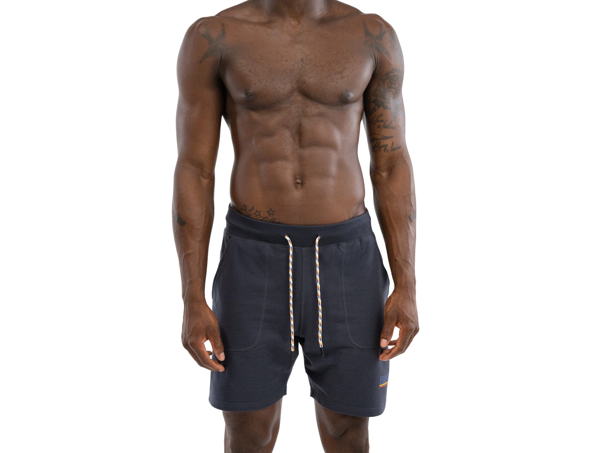 blue fleece BIKE® shorts