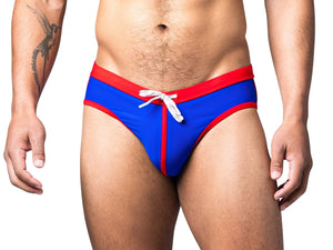 Coastline Swim Brief - Royal