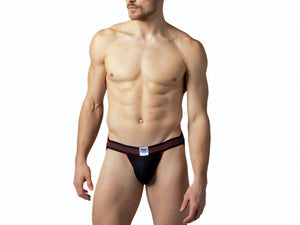 Man wearing black BIKE® mesh jockstrap