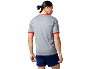 Classic Ringer T-Shirt - Gray/Red