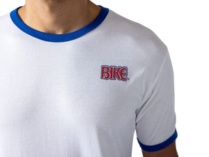 Classic Ringer T-Shirt - White/Blue