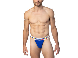 2 Pack Jock Brief Underwear - White/Royal
